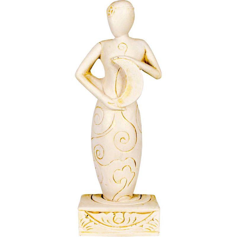 Gypsum Cement Statue - Moon Goddess