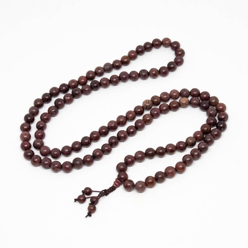 108 Bead Mala - Purpleheart Wood - 8mm