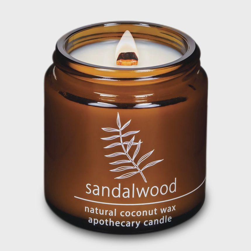 4 oz Wood Wick Candle - Sandalwood