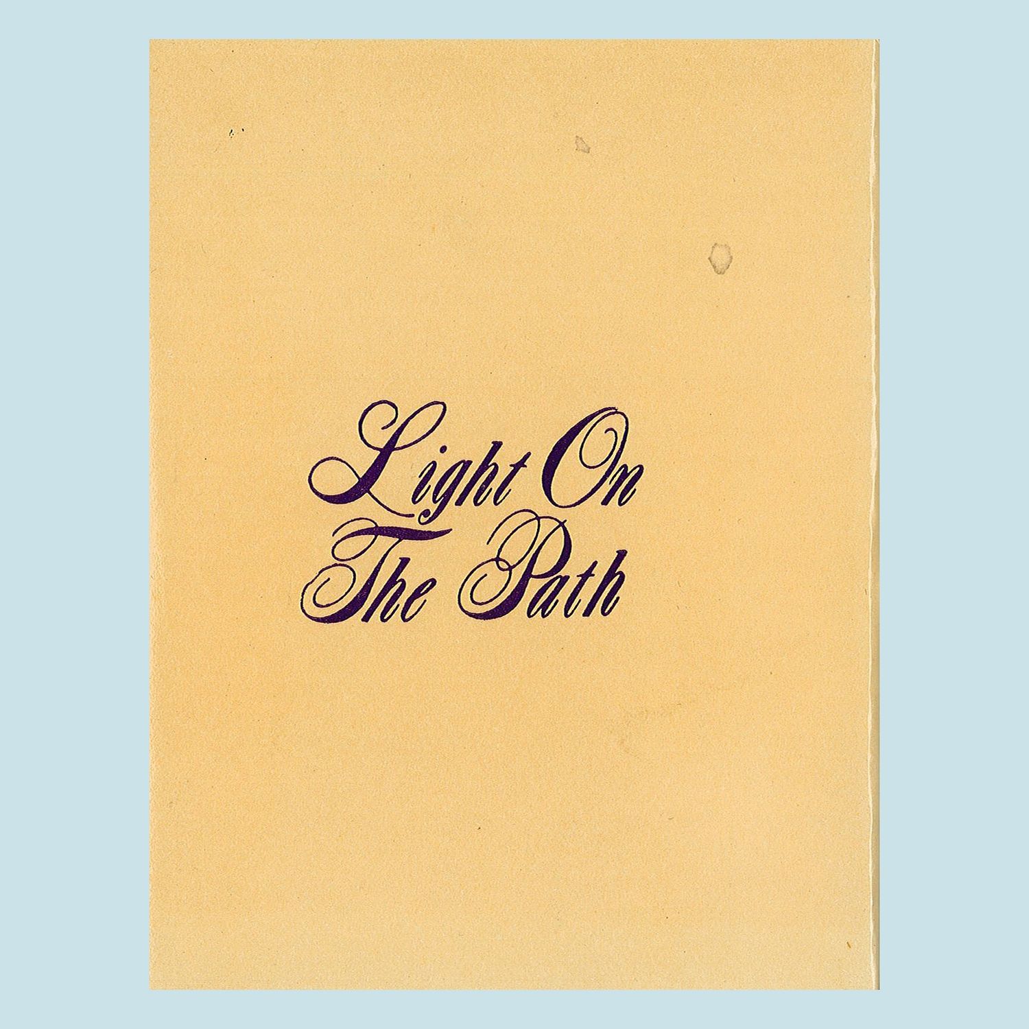 Light on the Path (7183)