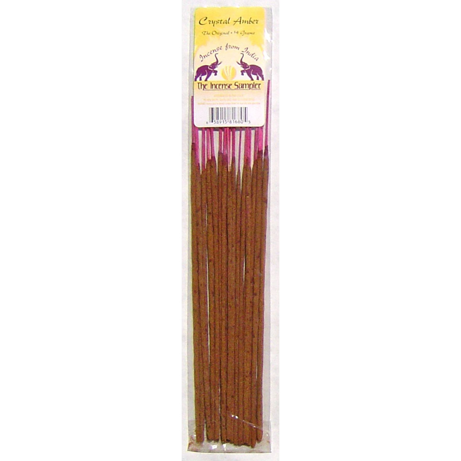 Incense From India - Crystal Amber - Sample Pack