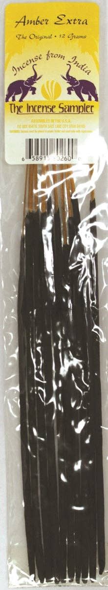 Incense From India - Amber Extra - Sample Pack