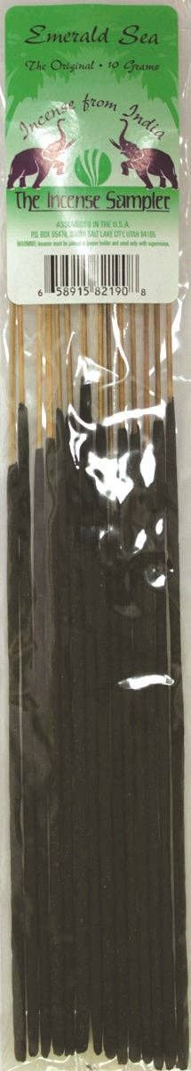 Incense From India - Emerald Sea - Sample Pack