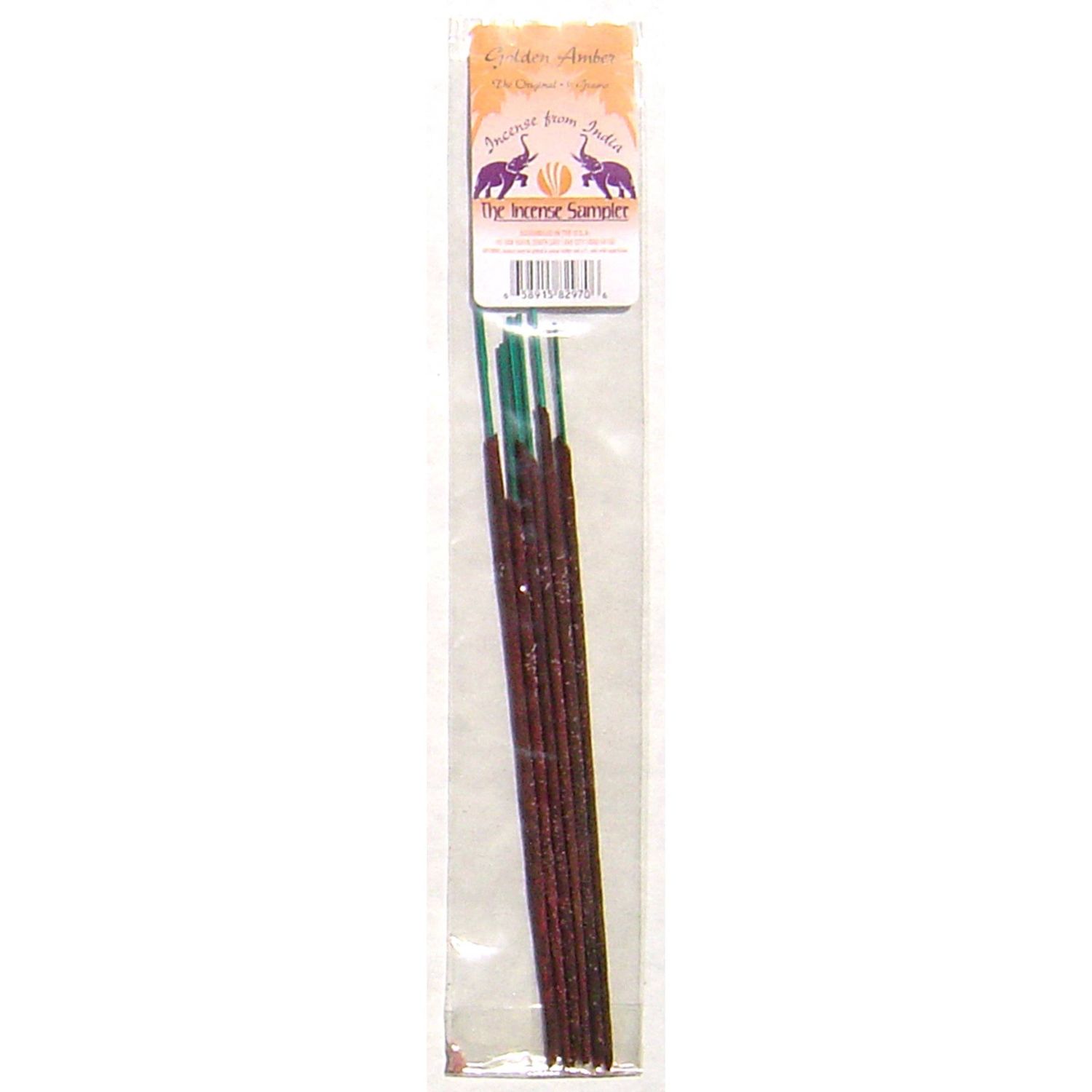 Incense From India - Golden Amber - Sample Pack