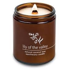 8 oz Wood Wick Candle - Lily of The Valley