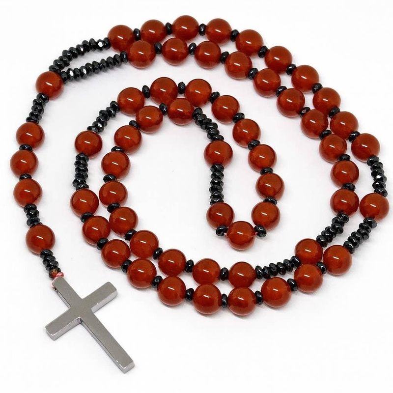 Gemstone Rosary - Carnelian - 8mm