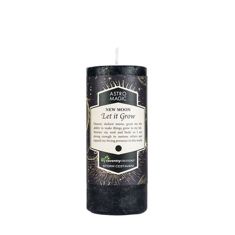 Astro Magic Candle - New Moon - Let It Grow