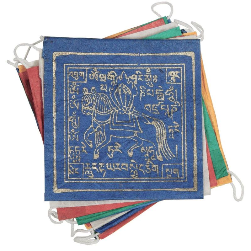 Paper Prayer Flags - Mini Windhorse