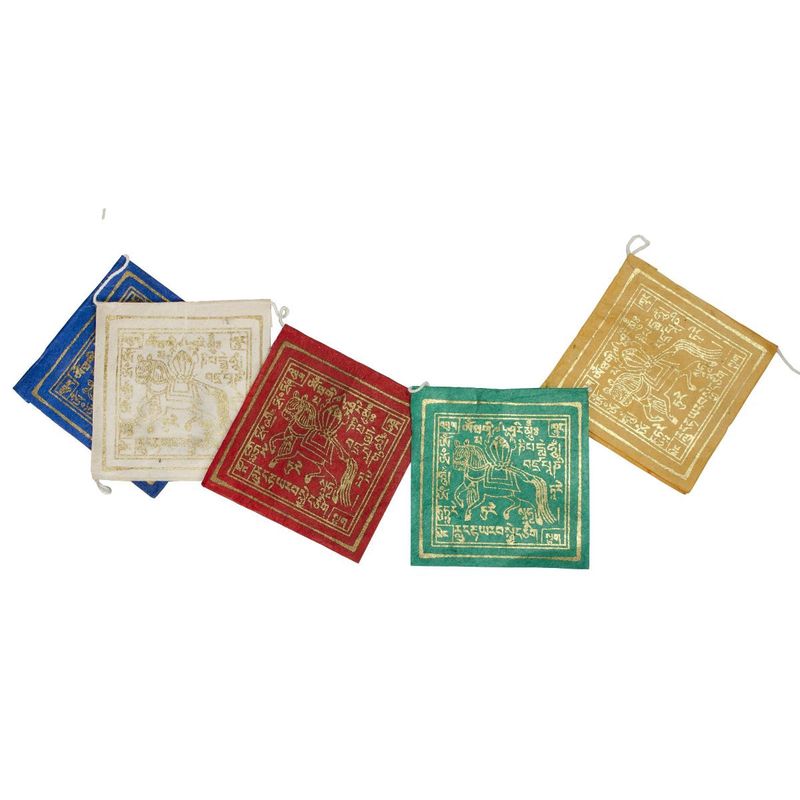 Paper Prayer Flags - Mini Windhorse