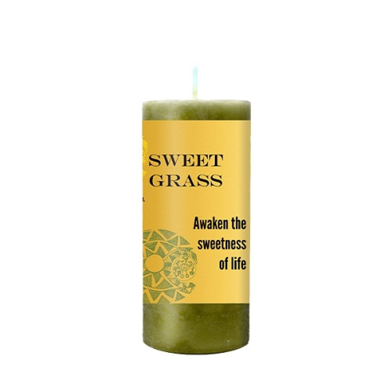 World Magic Candle - Sweet Grass - 2x4