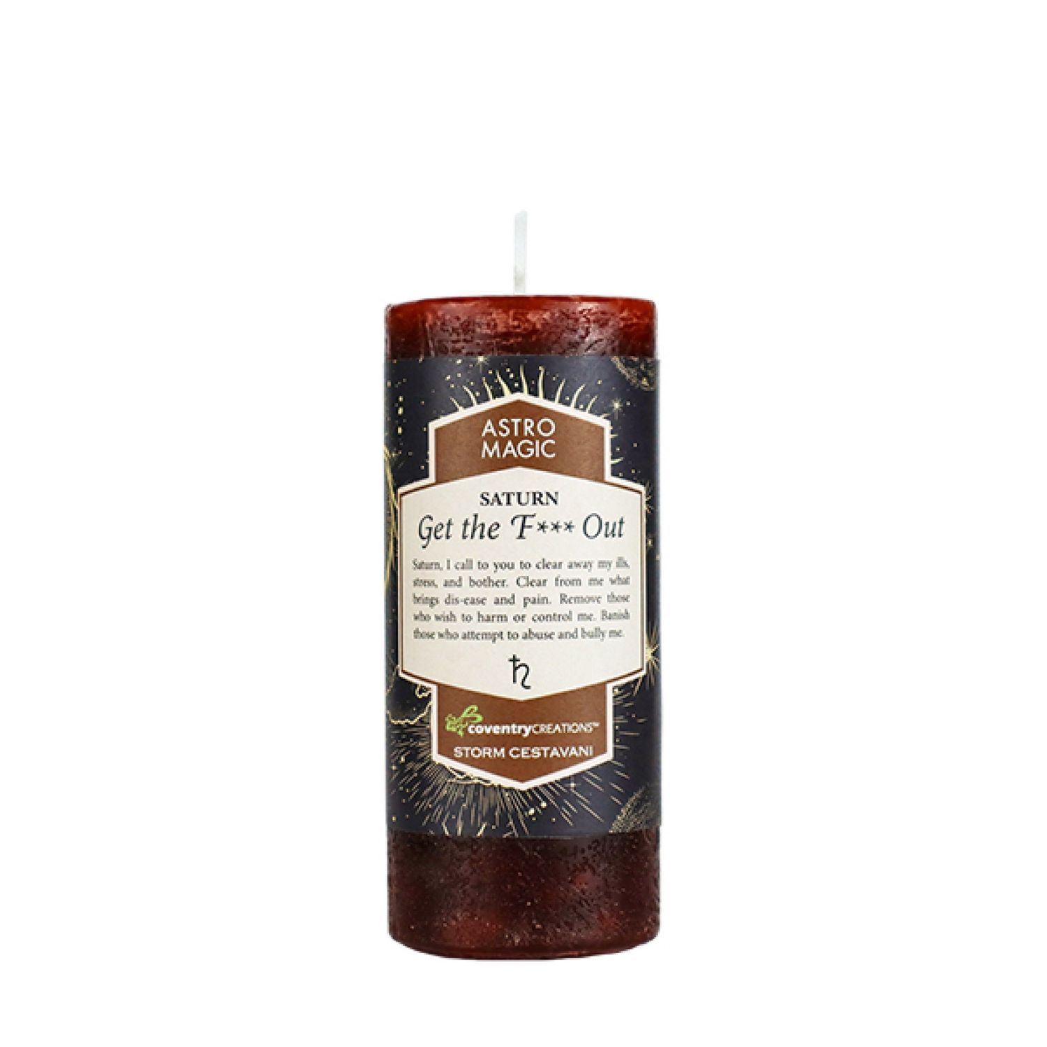 Astro Magic Candle - Saturn - Get The F* Out