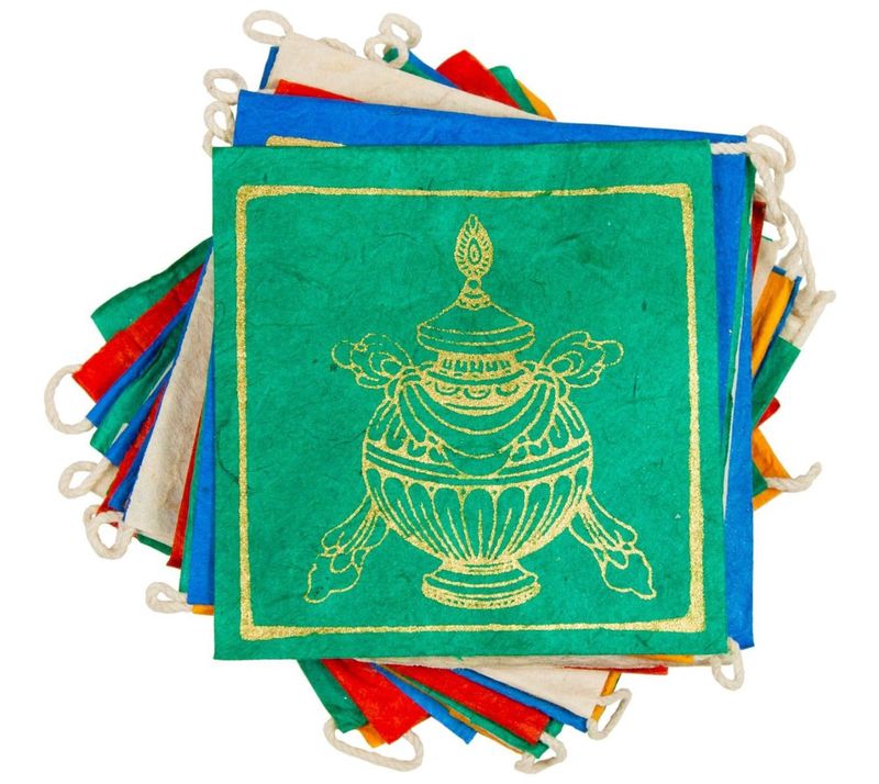 Paper Prayer Flags - Mini Lucky Signs