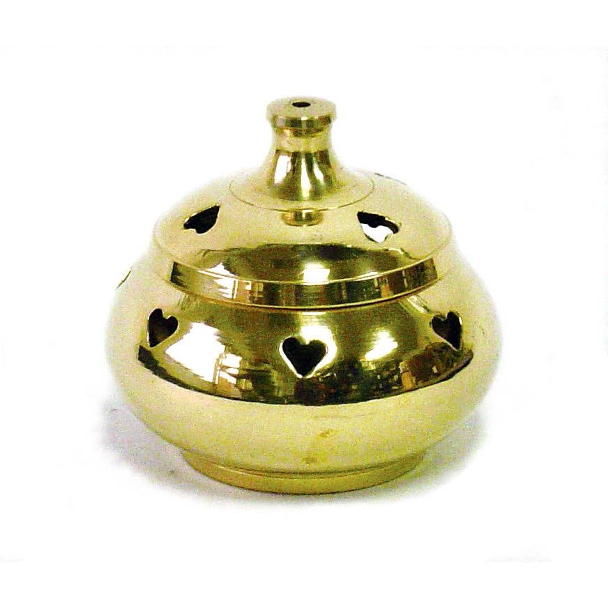 Incense Burner - Large Brass Charcoal Burner
