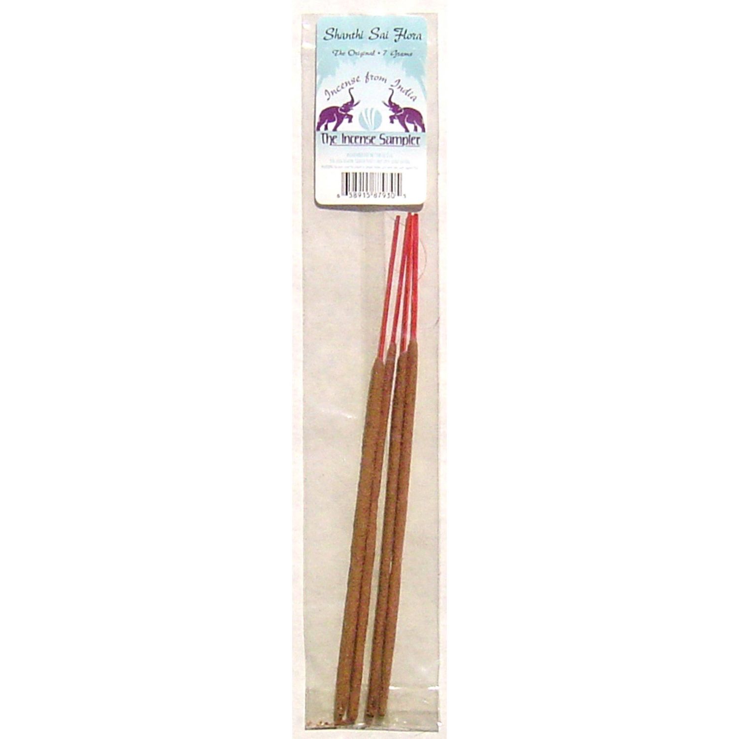 Incense From India - Shanthi Sai Flora - Sample Pack