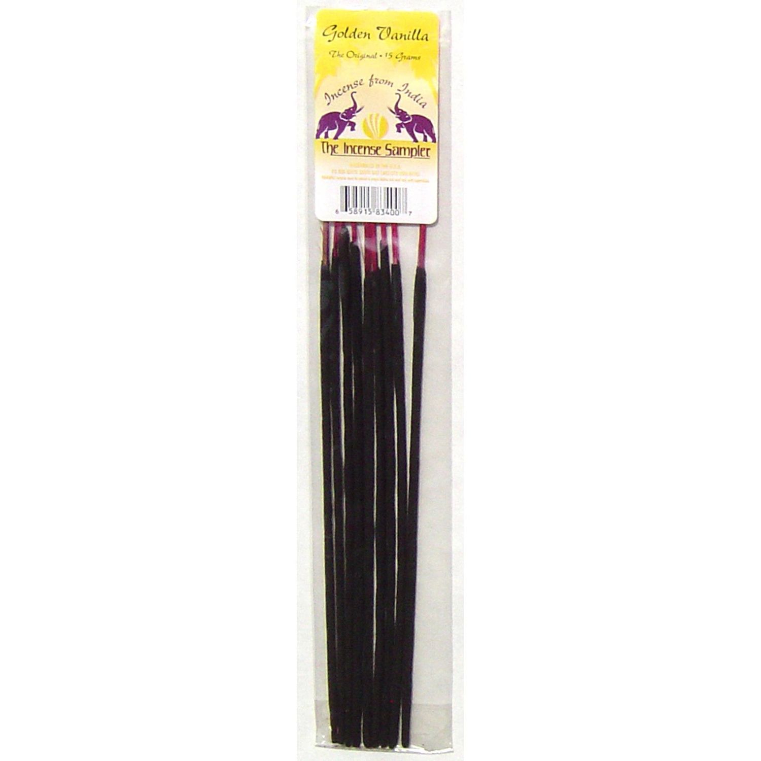 Incense From India - Golden Vanilla - Sample Pack