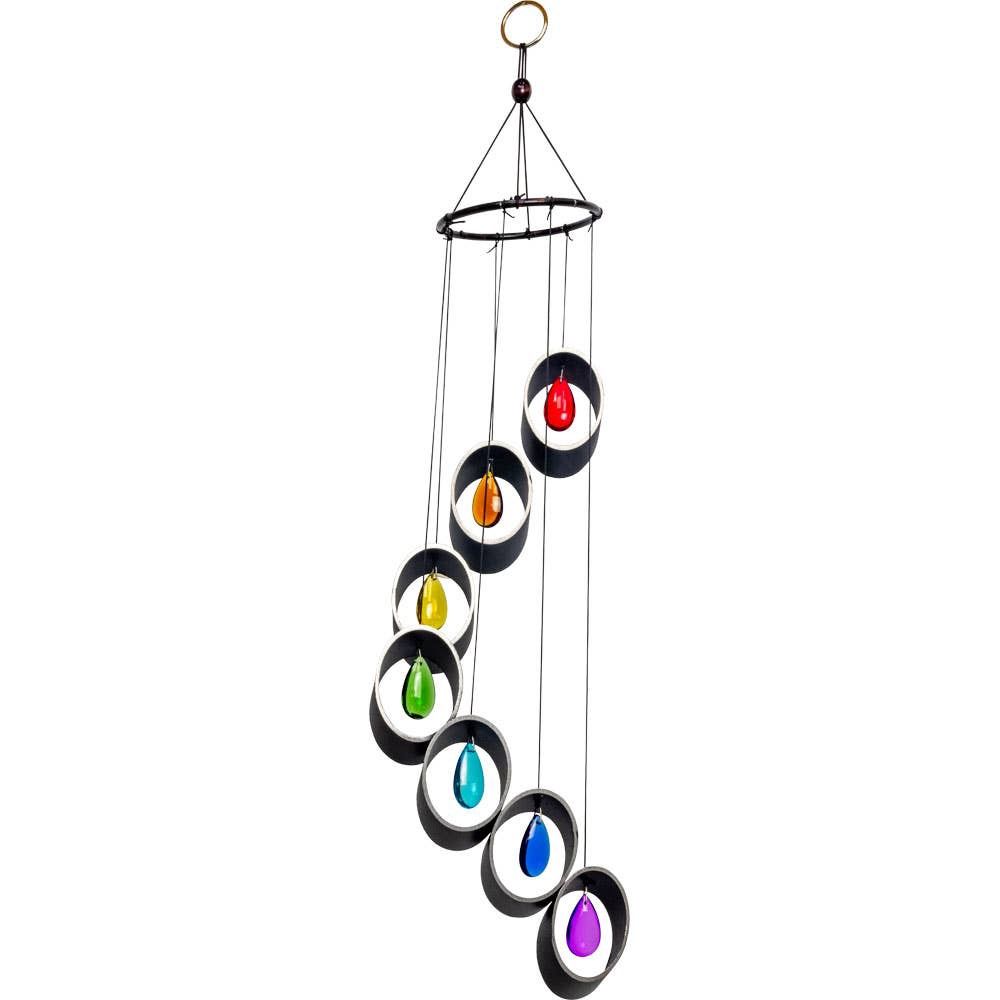 Metal Windchime Black Chakra