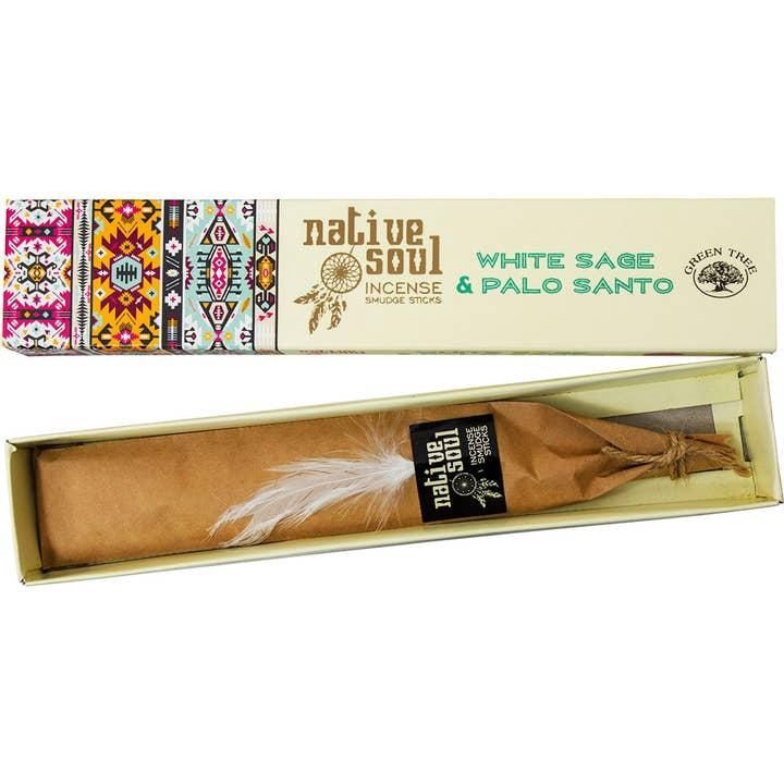 Native Soul Incense 15 gr - White Sage &amp; Palo Santo