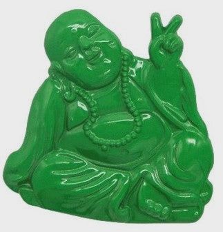 Peace Buddha Pin - Green