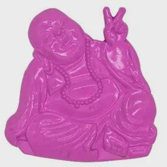 Peace Buddha Pin - Pink