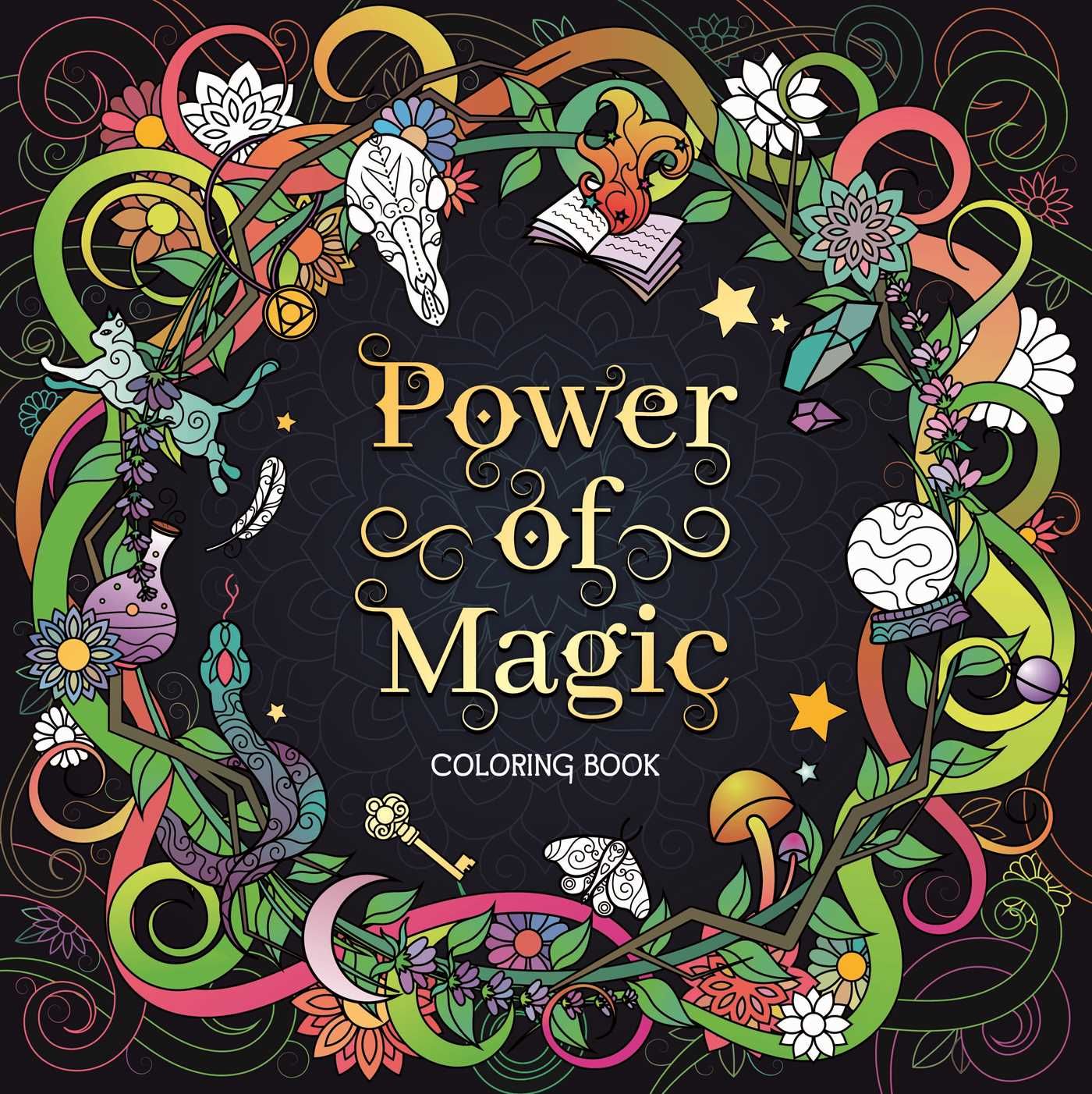 Power of Magic, The: Adult Coloring Book