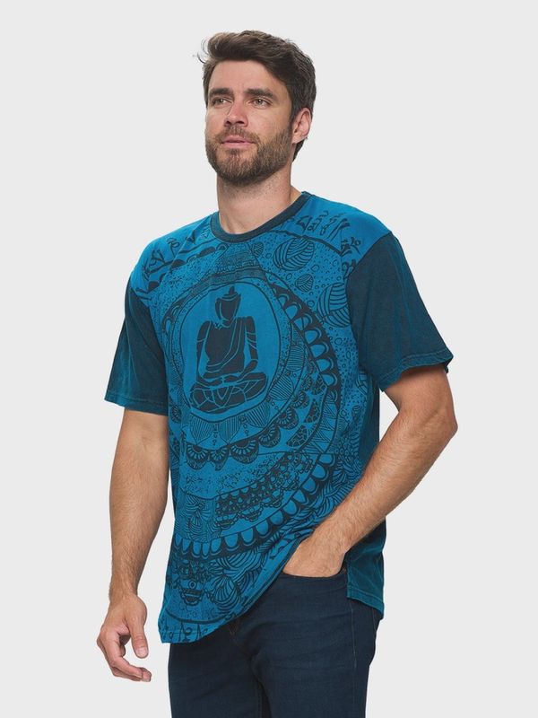 Men's T Shirt Buddha Meditation