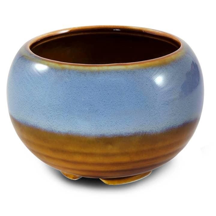 Azure Ceramic Incense Bowl