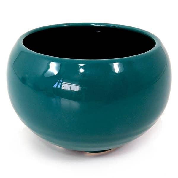 Blue-Green Ceramic Incense Bowl