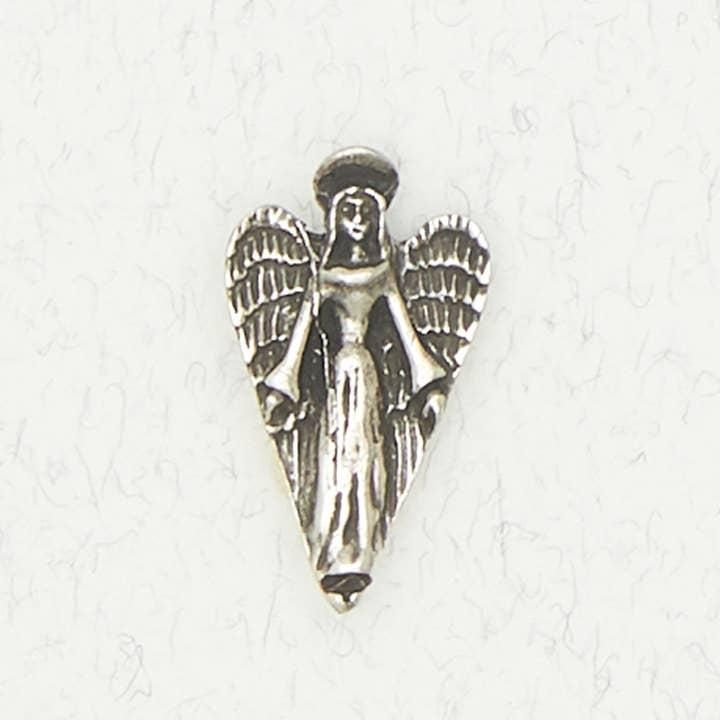 Angel Pewter Pendant Necklace - Angel of Hope - PNG-501