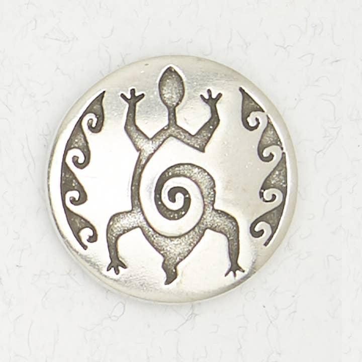 Southwestern Pewter Pendant Necklace - Turtle - TTI-106