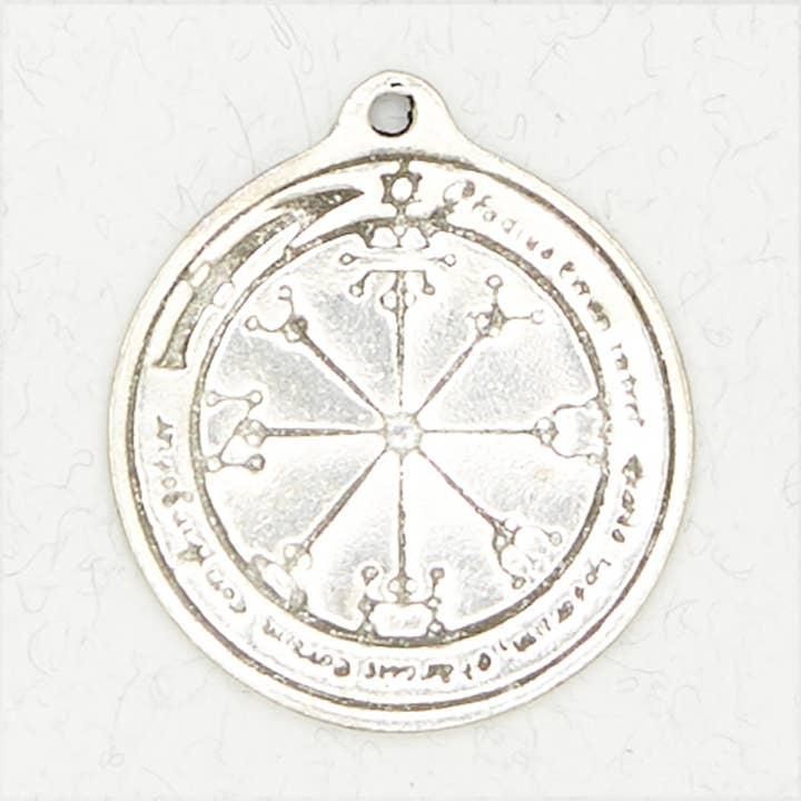 Talisman Amulet Pewter Pendant Necklace - Talisman For Protection - PTL-514