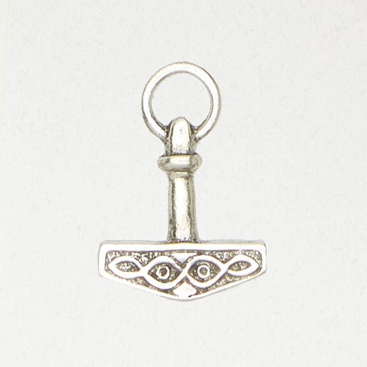 Norse Pewter Pendant Necklace - Thorâ€™s Hammer - ODN-115