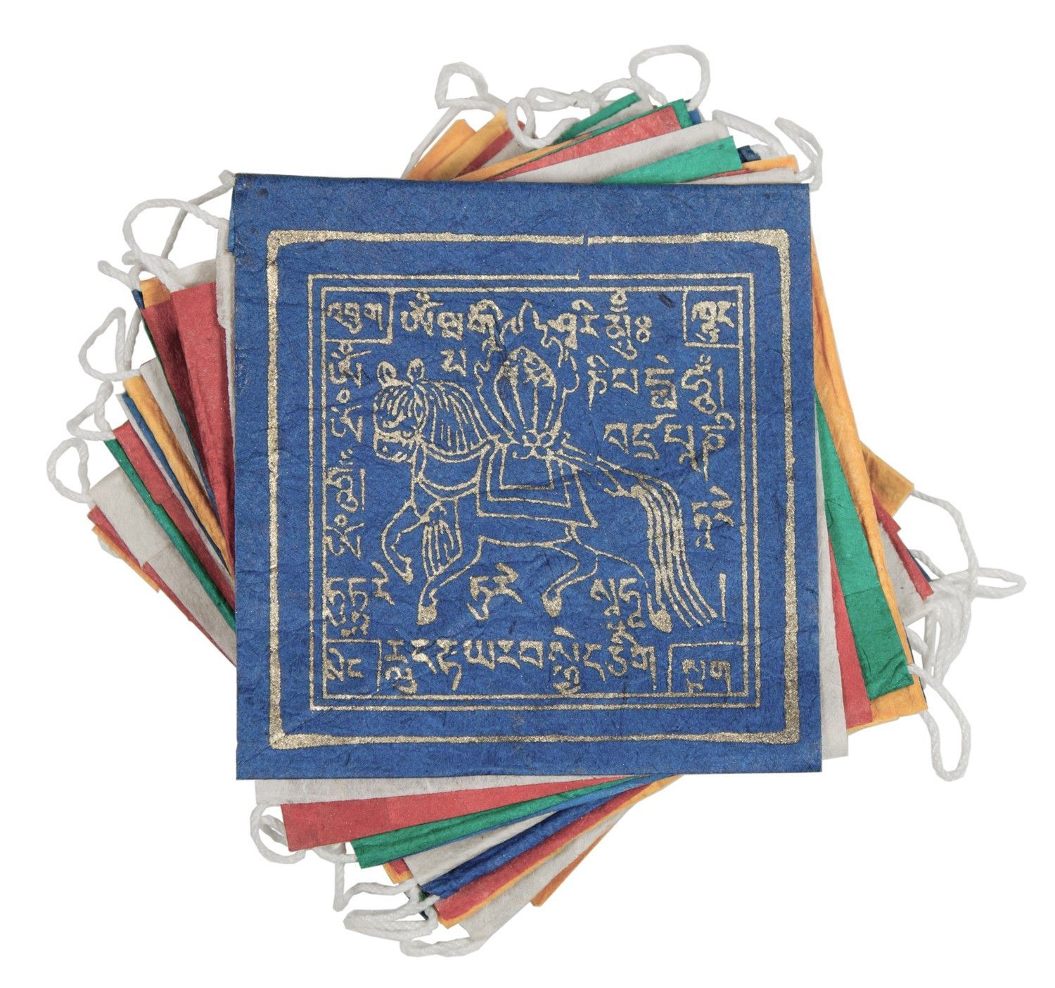 Paper Prayer Flag - 8' Windhorse