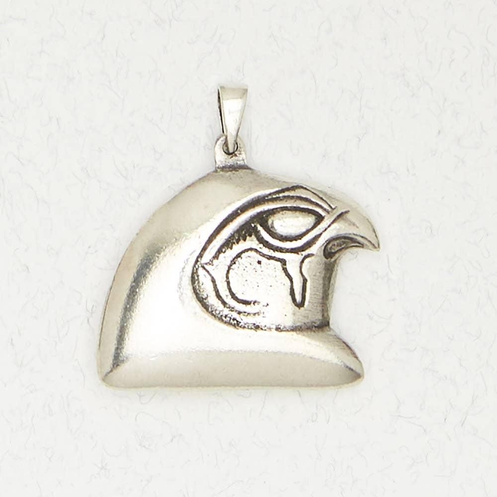 Egyptian Pewter Pendant Necklace - Horus - Pewter - MNL-113