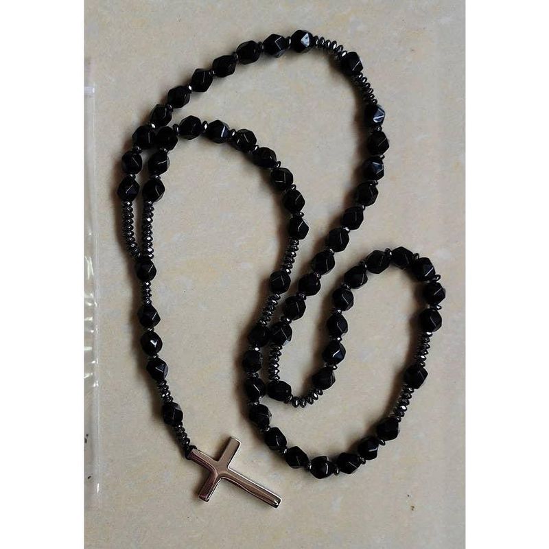 Gemstone Rosary - Black Tourmaline - 8mm