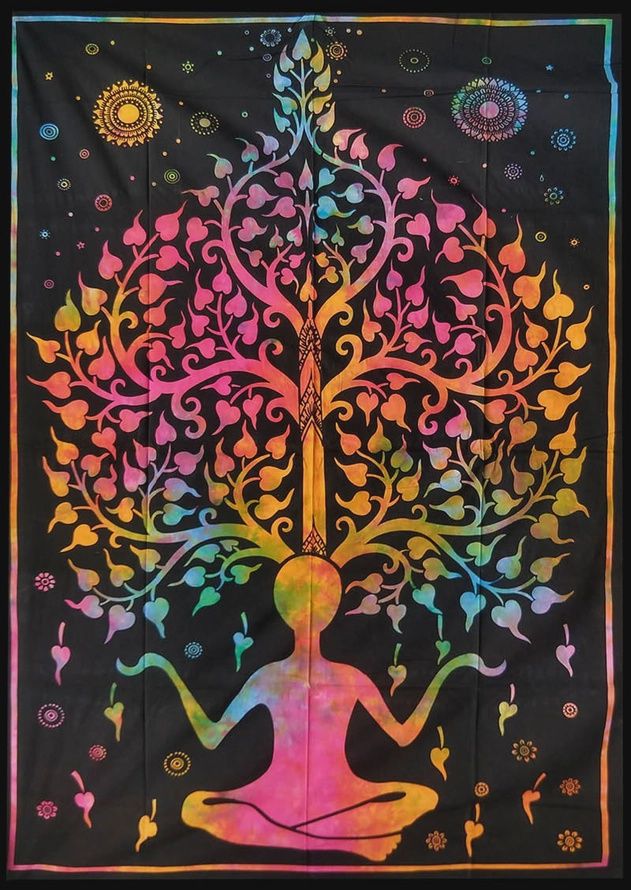 Tapestry - Meditation Under Tree Of Life
