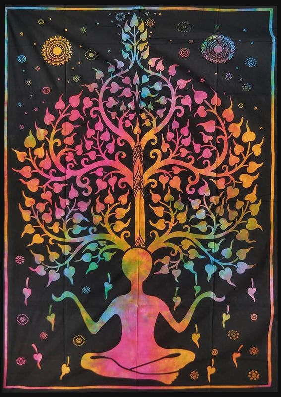 Tapestry - Meditation Under Tree Of Life