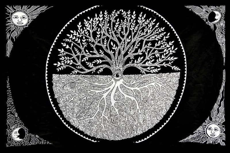 Tapestry - Tree Of Life With Evil Eye