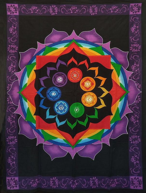 Tapestry - Rainbow Lotus Chakra