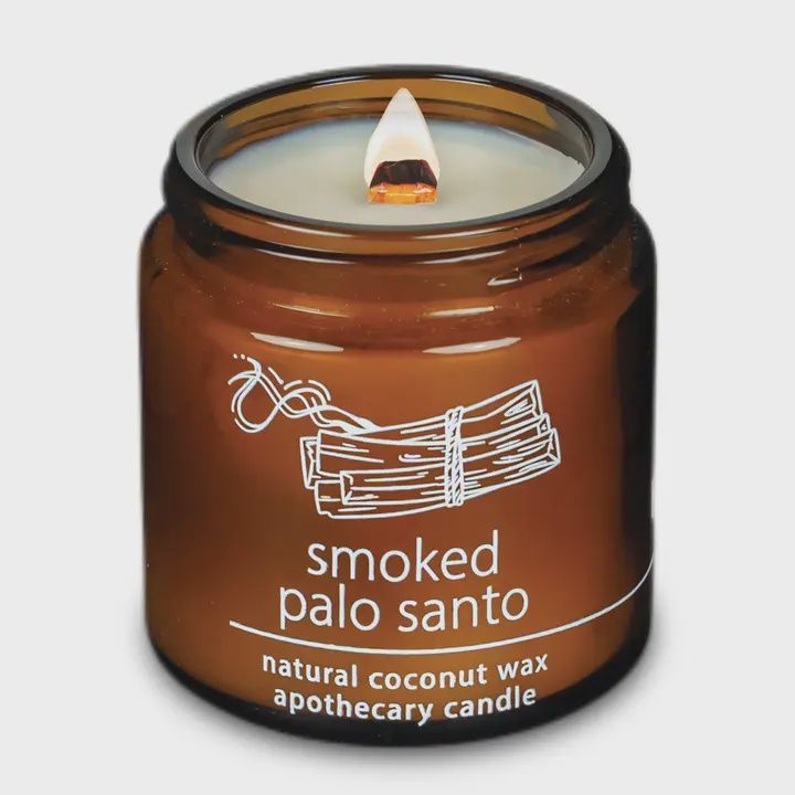 4 oz Wood Wick Candle - Smoked Palo Santo
