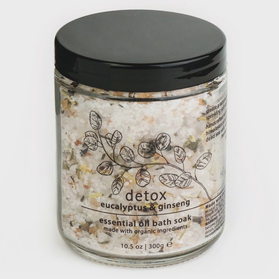 Detox Eucalyptus &amp; Ginseng | Essential Oil Mineral Bath Soak