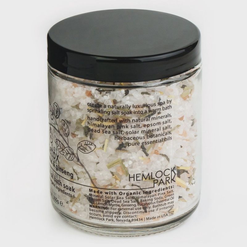 Detox Eucalyptus &amp; Ginseng | Essential Oil Mineral Bath Soak