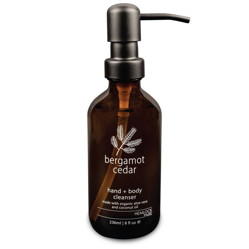 Bergamot Cedar Cleanser | 8 oz Natural Hand + Body