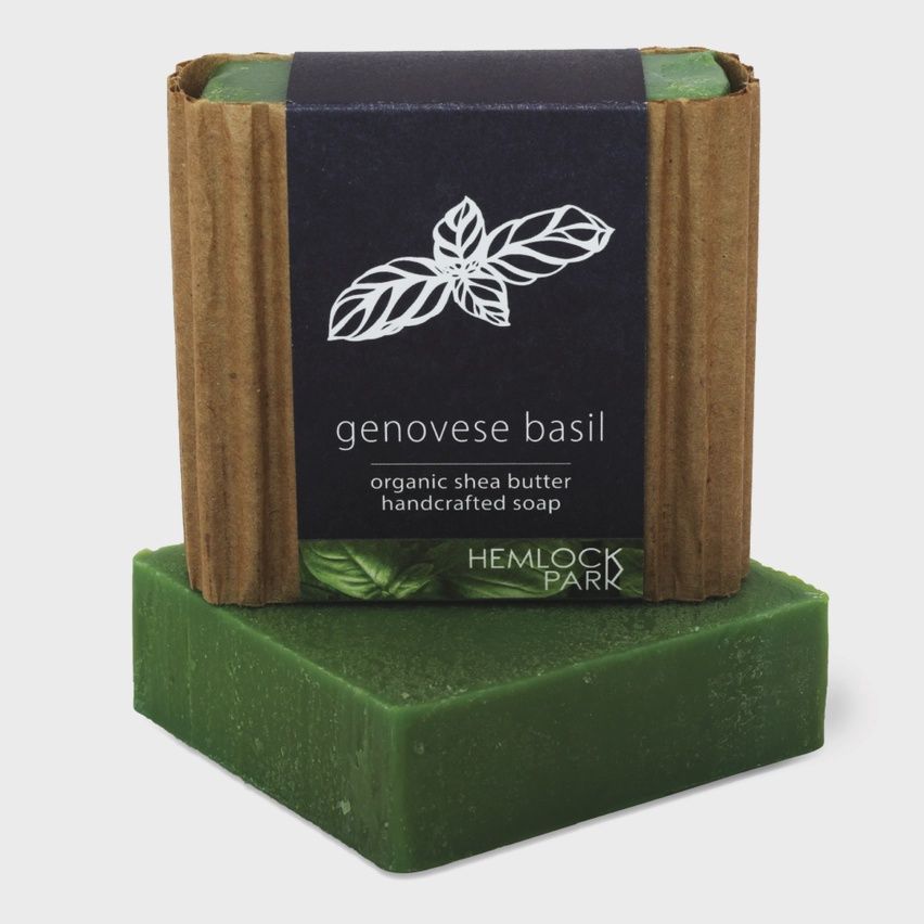 Organic Shea Butter Soap - Genovese Basil