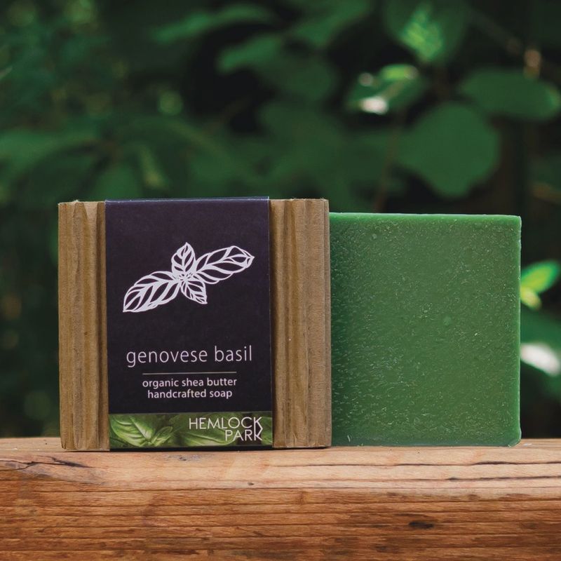 Organic Shea Butter Soap - Genovese Basil