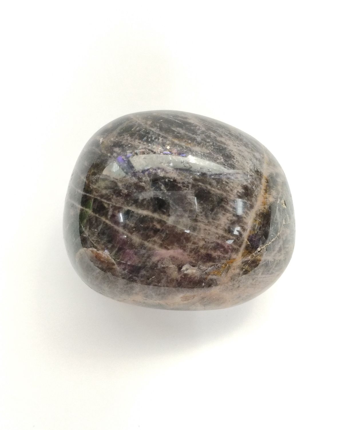 Grey Moonstone - Freeform Palm Stone - Lot GM0426-C