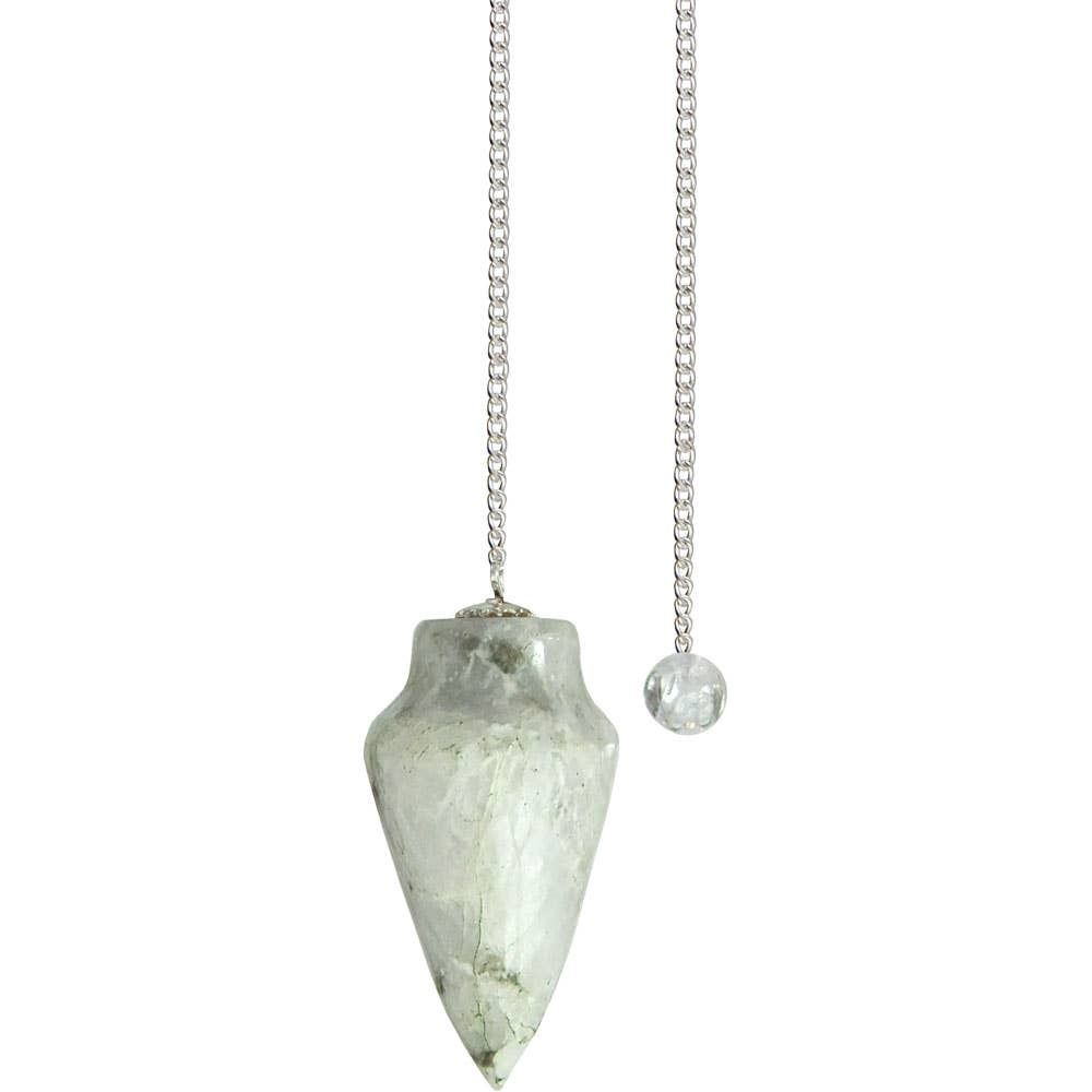 Pendulum Curved Rainbow Moonstone (Each)