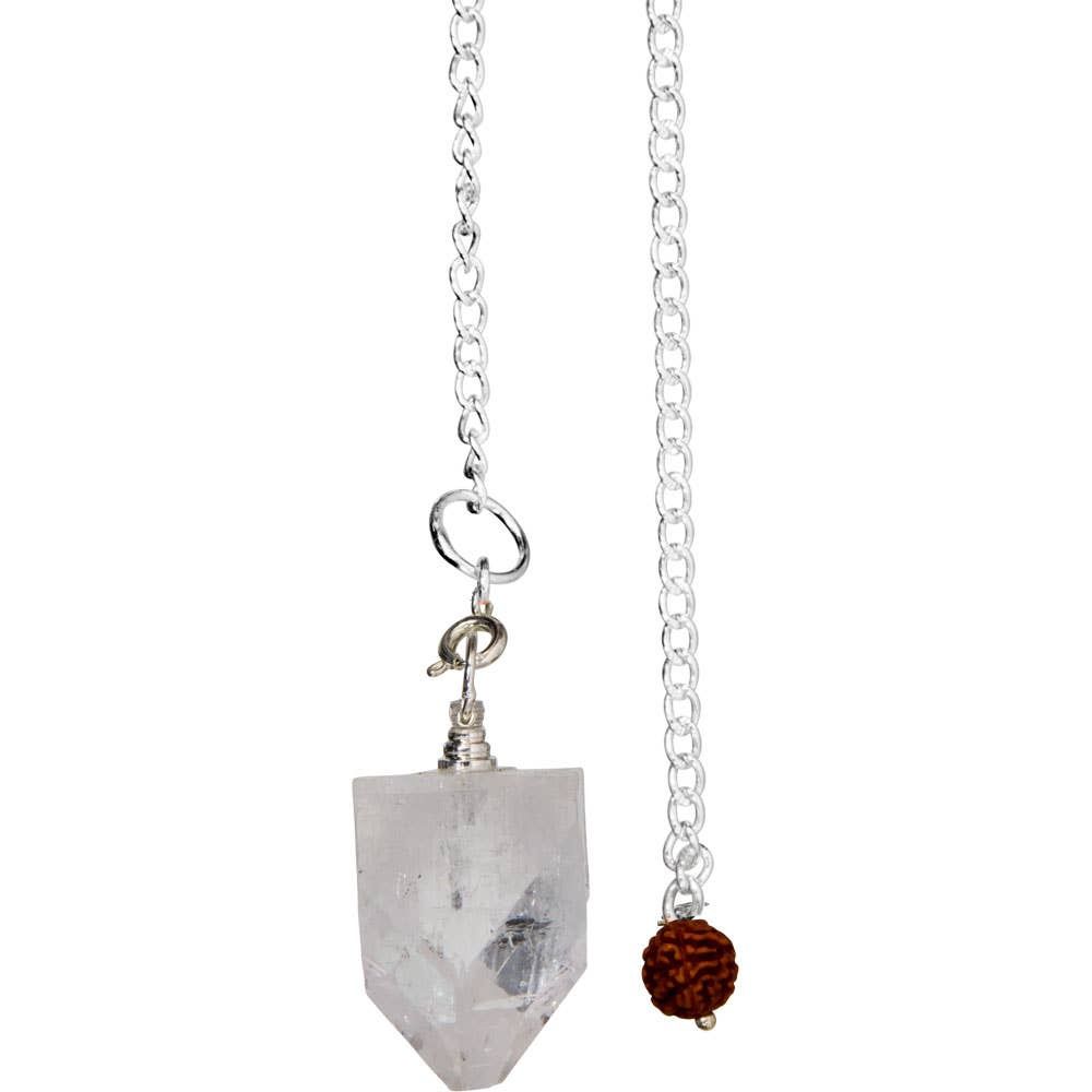 Apophyllite Tip Natural Point Pendulum (Each)