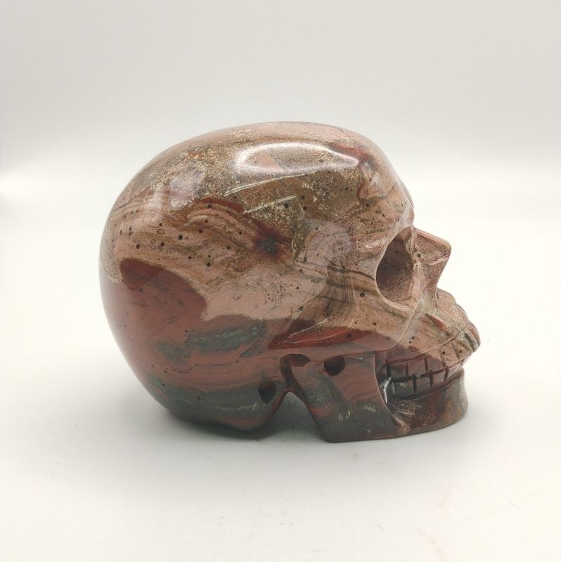 Red Jasper Skull - 2" tall - Lot E