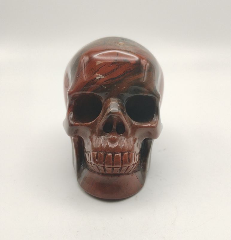 Red Jasper Skull - 2" tall - Lot D