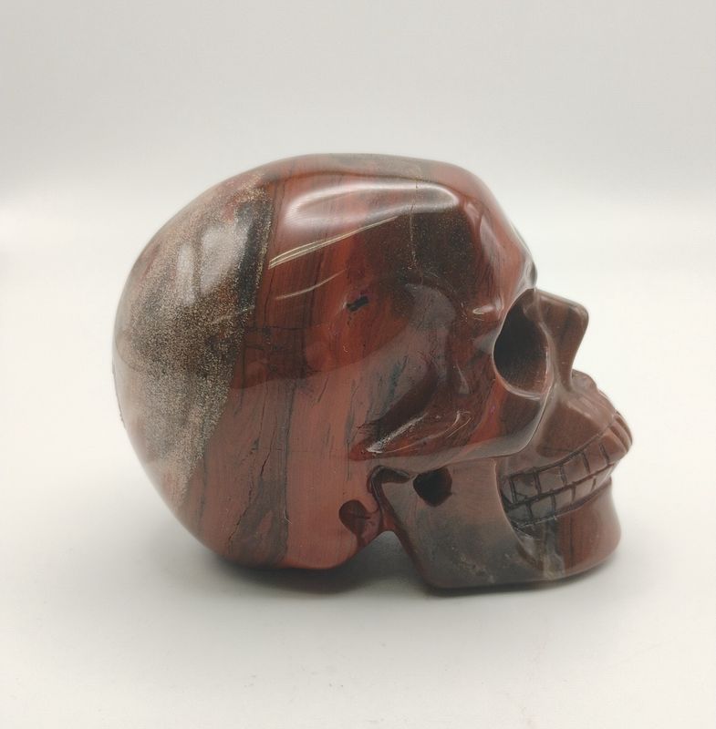 Red Jasper Skull - 2" tall - Lot D
